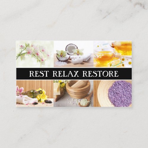 Massage Therapist Body Healing Chiropractor Business Card