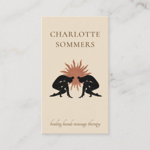 Massage Therapist Business Card