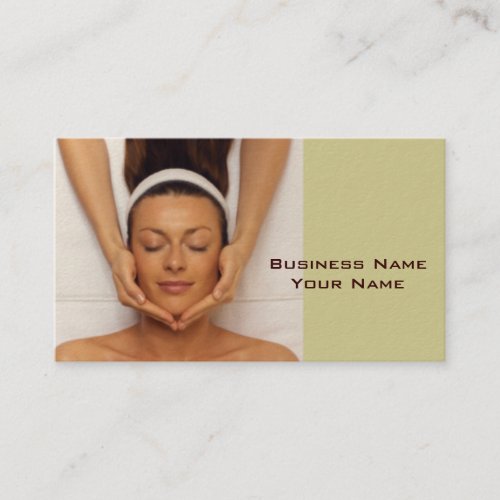 Massage Therapist Business Card