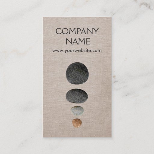 Customizable Massage Therapist Business Card