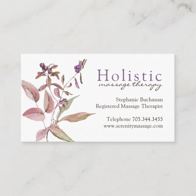 Appointment Card Reflexology Massages Healing SPA - View #4