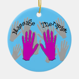 Massage Therapist Christmas Ornament