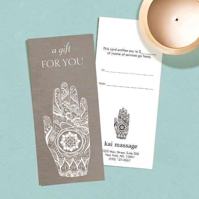 Massage Therapist Energy Healer Henna Lotus  (Creator Uploaded)