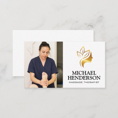 Massage Therapist  Foot Massage Therapy  Business Card