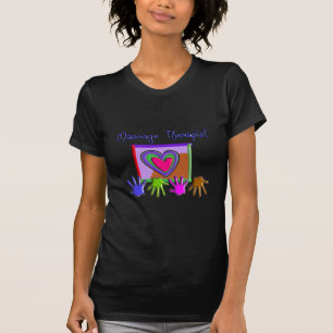 Massage Therapist Funky Artsy Design Gifts T-Shirt