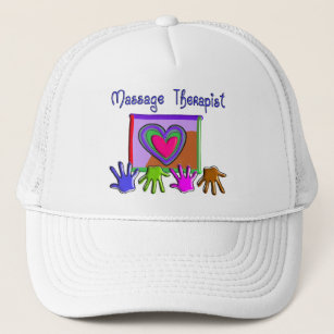 Massage Therapist Funky Artsy Design Gifts Trucker Hat