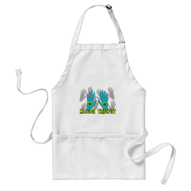 Massage Therapist Gifts Adult Apron (Front)
