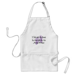Massage therapist Gifts--Hands Design Adult Apron