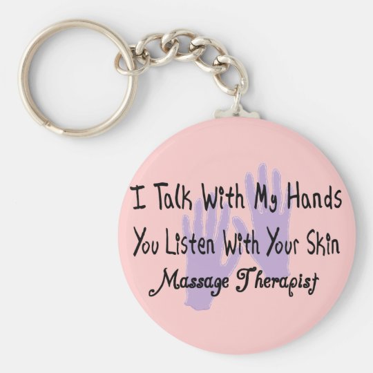 Massage therapist GiftsHands Design Keychain
