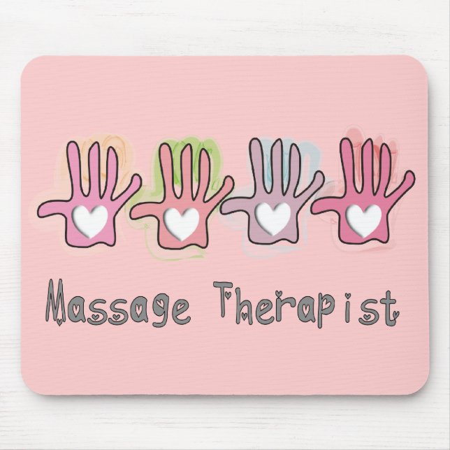 Massage Therapist  'Hands" Design Gifts Mouse Pad (Front)