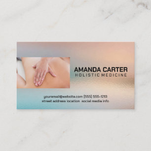 Massage Therapist Holistic Medicine Business Card