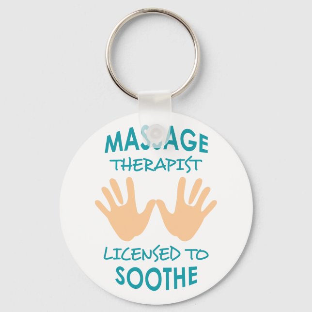 Massage Therapist Keychain (Front)