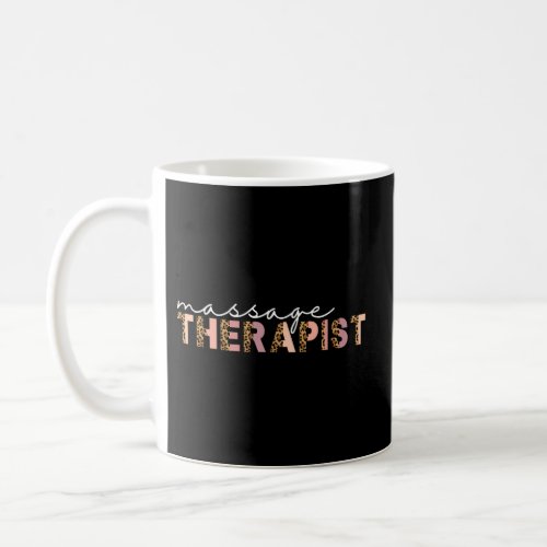 Massage Therapist Leopard Print Lmt Boho Aesthetic Coffee Mug