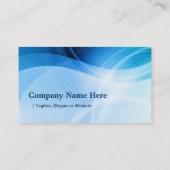 Massage Therapist - Modern Blue Creative Business Card (Back)