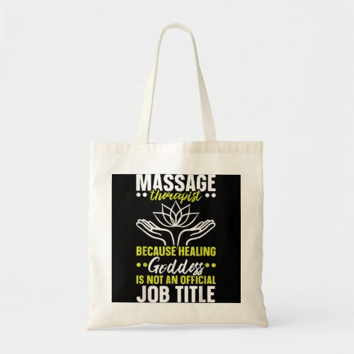 Massage Therapist Muscle Therapy Relaxation Spa  Tote Bag