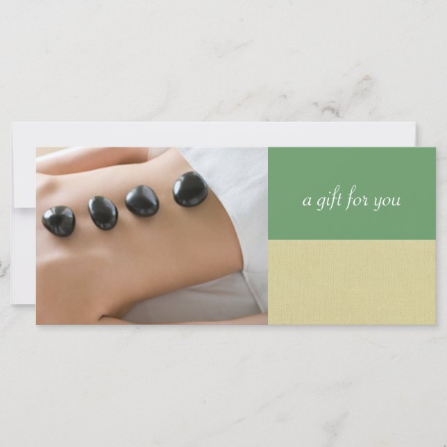 Massage Therapist or Day Spa Gift Certificates (Front)