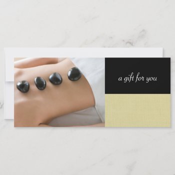 Massage Therapist Or Day Spa Gift Certificates by lifethroughalens at Zazzle