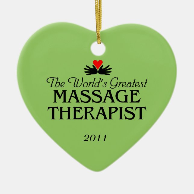 Massage Therapist Ornament (Front)