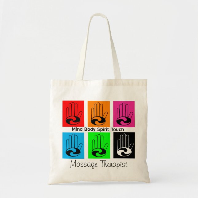 Massage Therapist Pop Art Totes (Front)