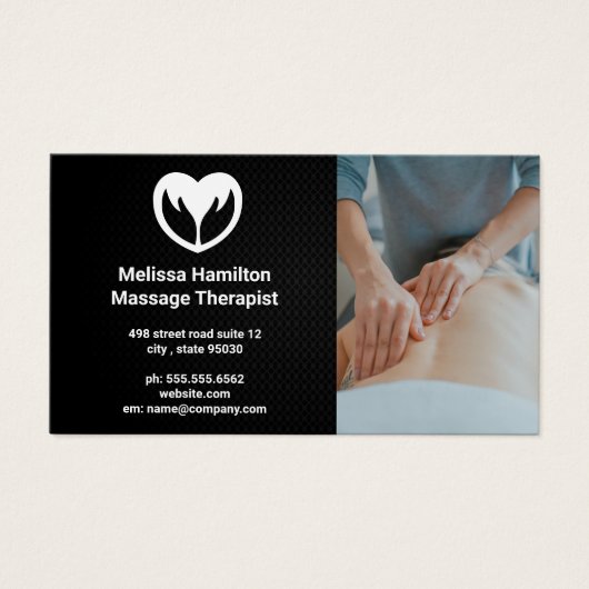 Massage Therapist | Spa | Heart Hands Icon (Front)