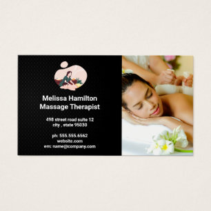 Massage Therapist Spa Logo