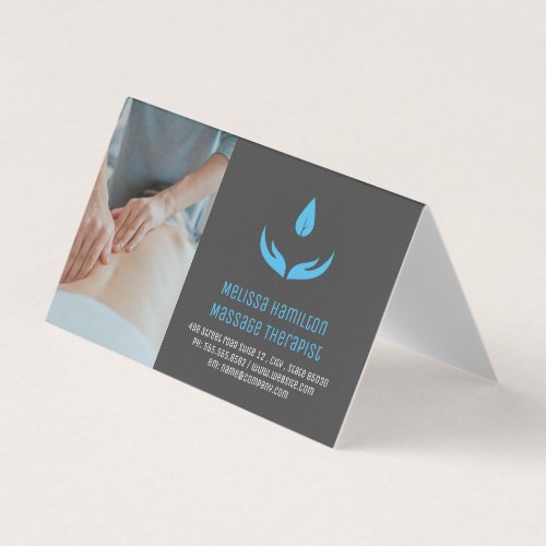 Massage Therapist  Spa Owner Business Card