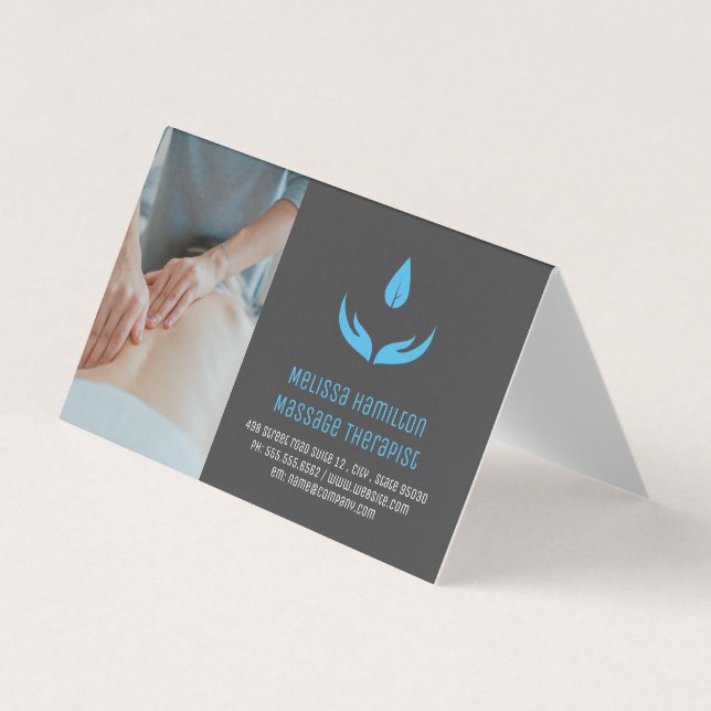 Massage Therapist | Spa Owner Business Card (Front)