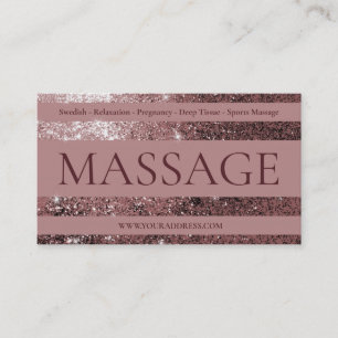 Massage Therapist Swedish Prenatal Body Healing Business Card