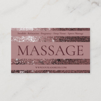 Massage Therapist Swedish Prenatal Body Healing Business Card