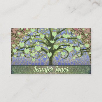 Massage Therapist Tree Of Life Business Card by thetreeoflife at Zazzle