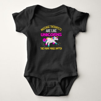 Massage therapist Unicorn , Magical Unicorn Physio Baby Bodysuit