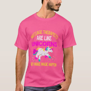 Massage therapist Unicorn , Magical Unicorn Physio T-Shirt