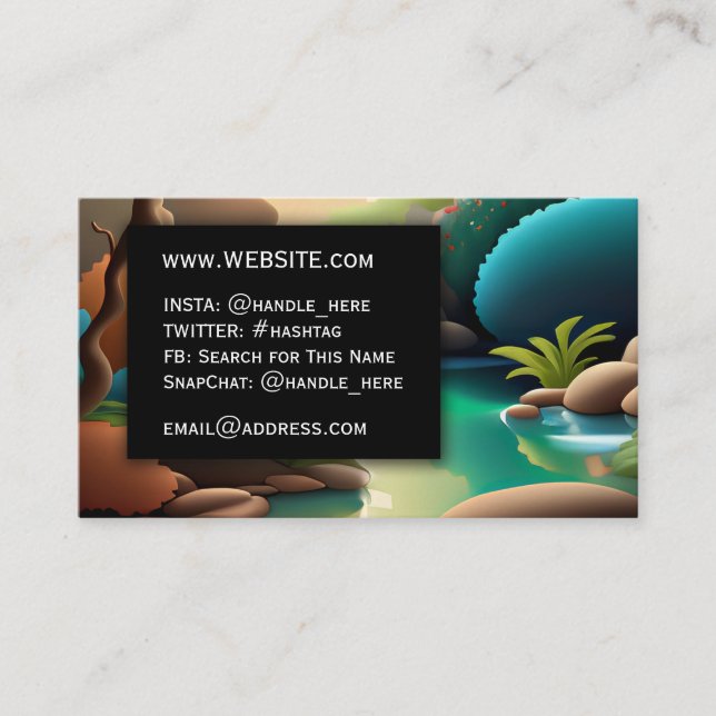 Massage Therapist Wellness Professional Executive Business Card (Front)