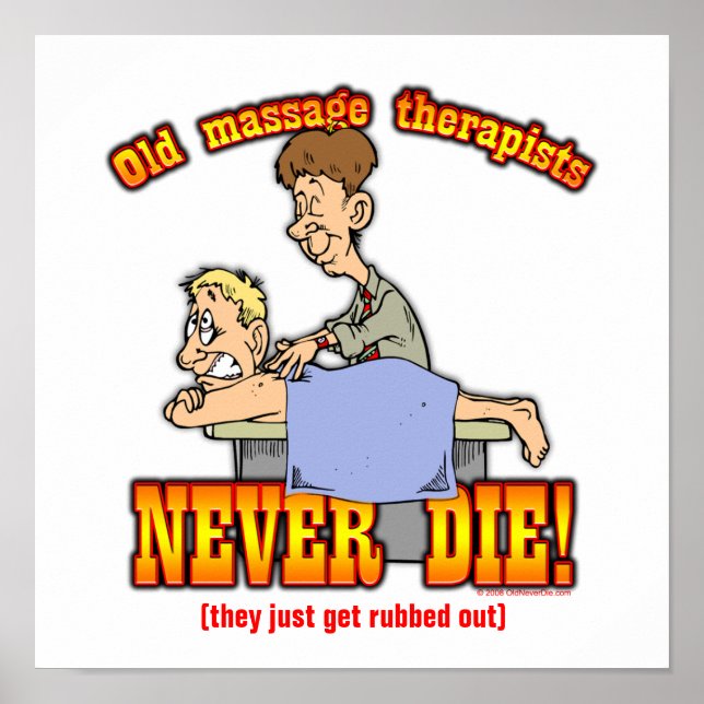 Massage Therapists Poster (Front)