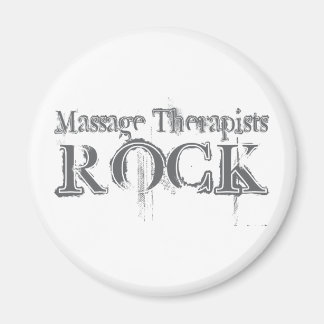 Massage Therapists Rock Magnet