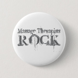 Massage Therapists Rock Pinback Button