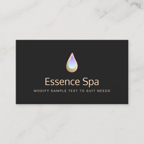 Massage Therapy  Aromatherapy Spa Business Card