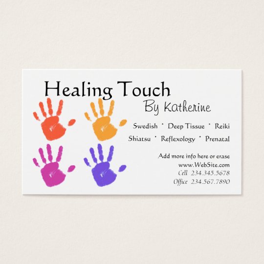 Massage Therapy Business Card