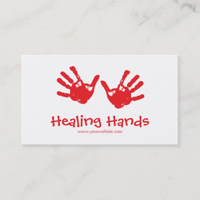 Massage therapy business card (Front)