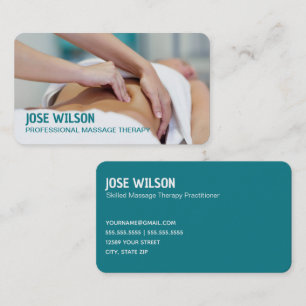 Massage Therapy Business Card