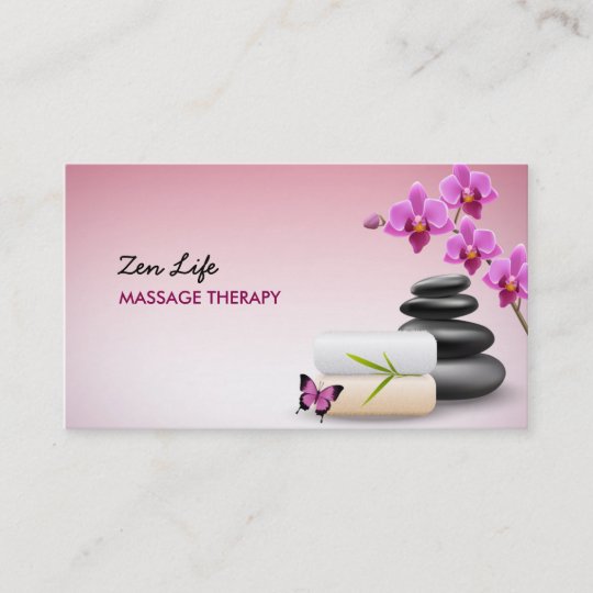 Massage Therapy Business Card 2337