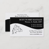 Massage Therapy Business Cards (Front/Back)