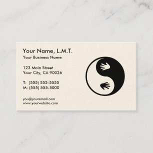 Massage Therapy Business Cards