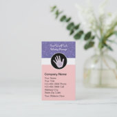 Massage Therapy Business Cards (Standing Front)