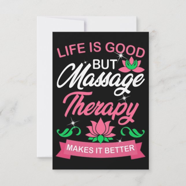 Massage Therapy Card (Front)