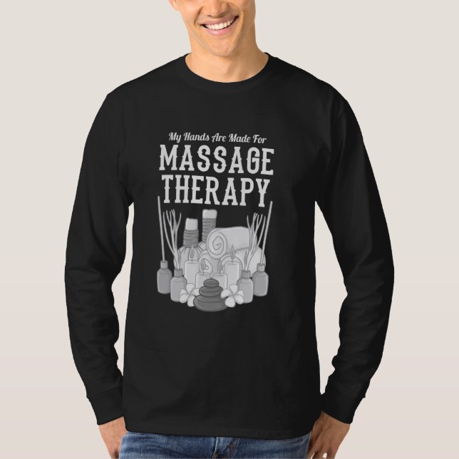 Massage Therapy Funny Body Muscle Treatment T-Shirt (Front)