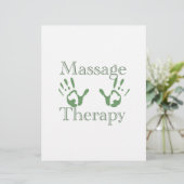 Massage therapy hand prints (Standing Front)