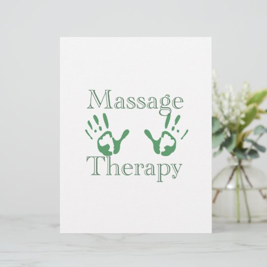 Massage therapy hand prints (Standing Front)