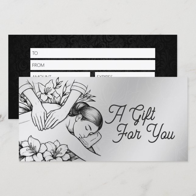 Massage Therapy Healing Hands Energy Spa Wellness (Front/Back)