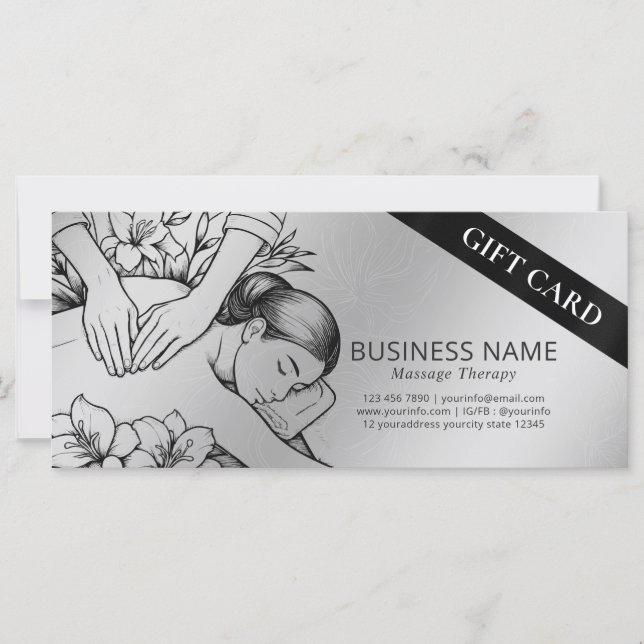 Massage Therapy Healing Hands Energy Spa Wellness (Front)